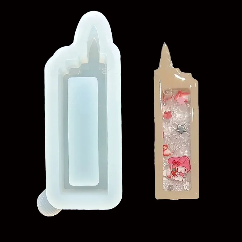 DIY Light Shaped Silicone Epoxy Resin Mold Shaker Mold Jewelry Mold Jewelry Tools Quicksand Molds