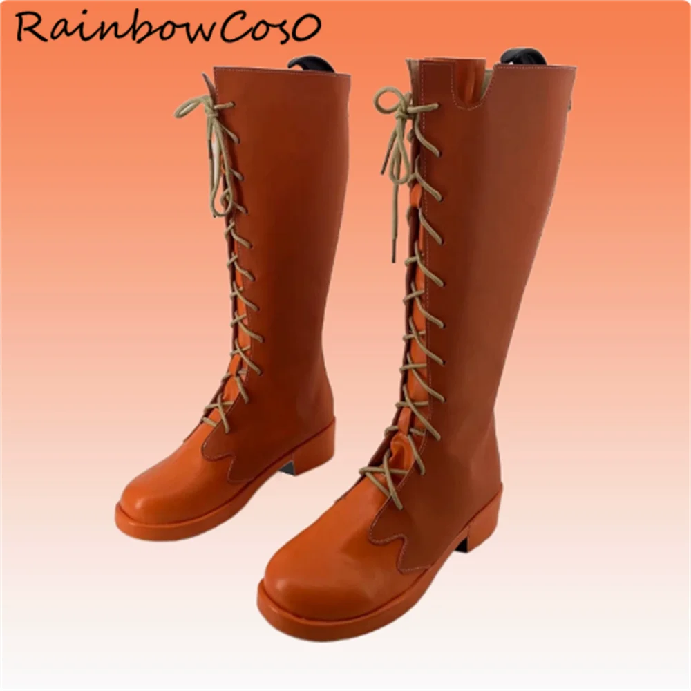 Rengoku Kyoujurou Cosplay Shoes Boots Game Anime Halloween RainbowCos0 W4515