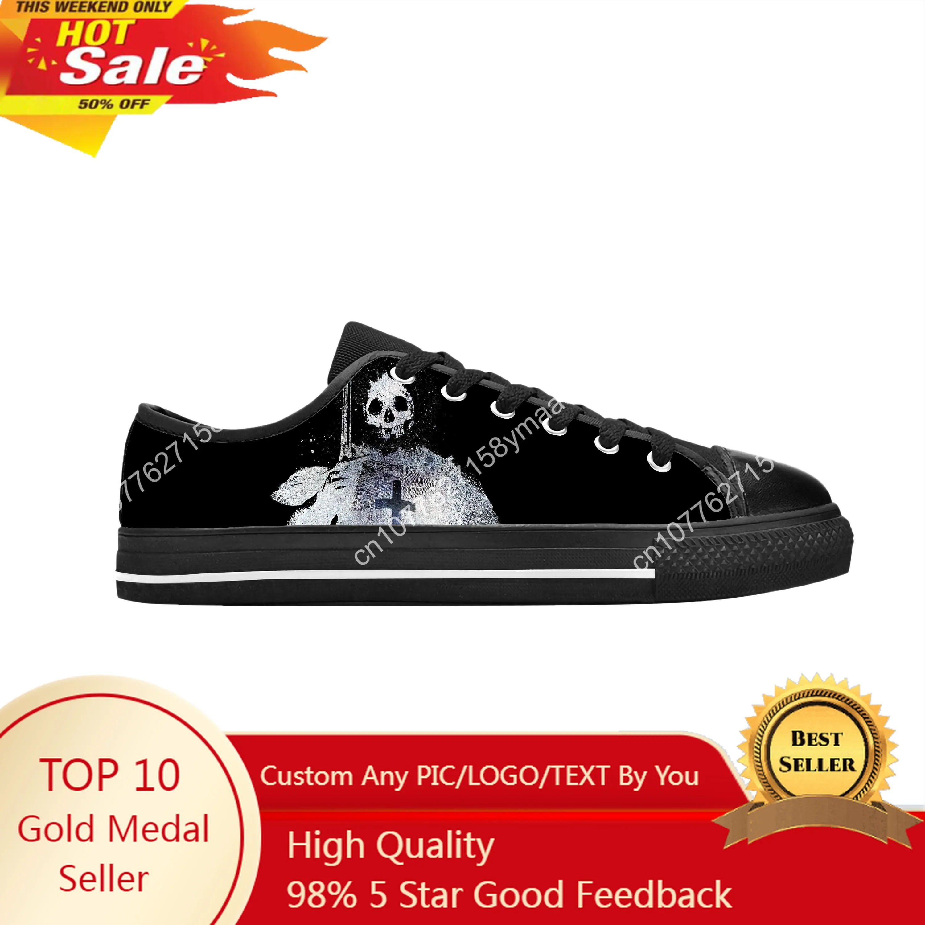 

Knights Templar Warrior Cross Christ Crusader Cool Casual Cloth Shoes Low Top Comfortable Breathable 3D Print Men Women Sneakers