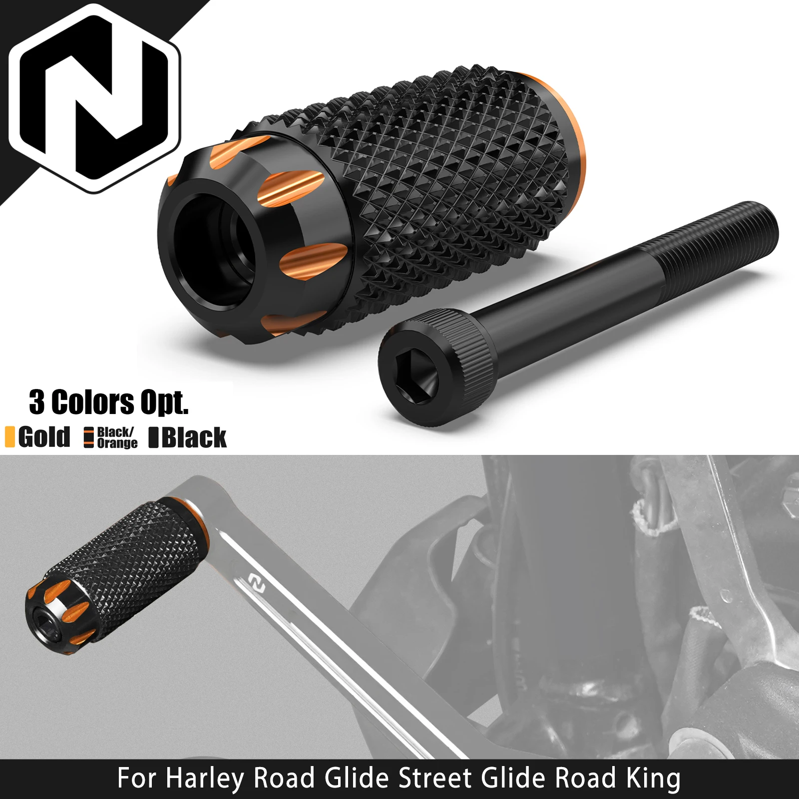 

Shifter Peg Gear Shift Lever Tip For Harley Street Glide Road Glide /Special Dyna Fat Bob/Low Rider Softail Sportster 883/1200