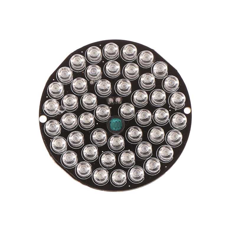 1 unidad de luz de relleno 12V 48 LED 850nm iluminador IR lámpara de luz de visión nocturna infrarroja para 60 cámaras CCTV