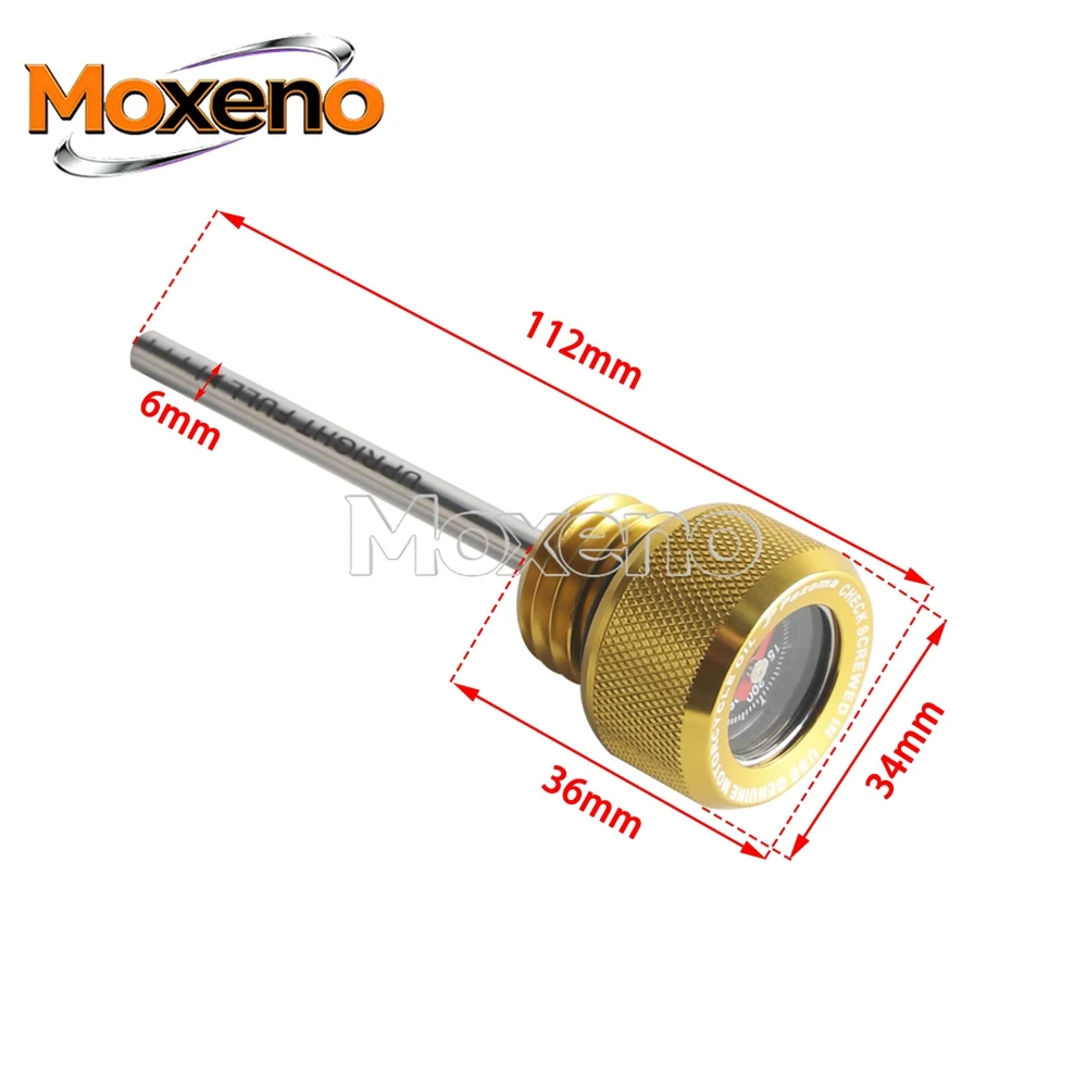 Easy‑Grip Oil Dipstick With Real‑Time Oil Temperature And Low‑Oil Level Indicator For Harley Pan America CVO ST Sportster S