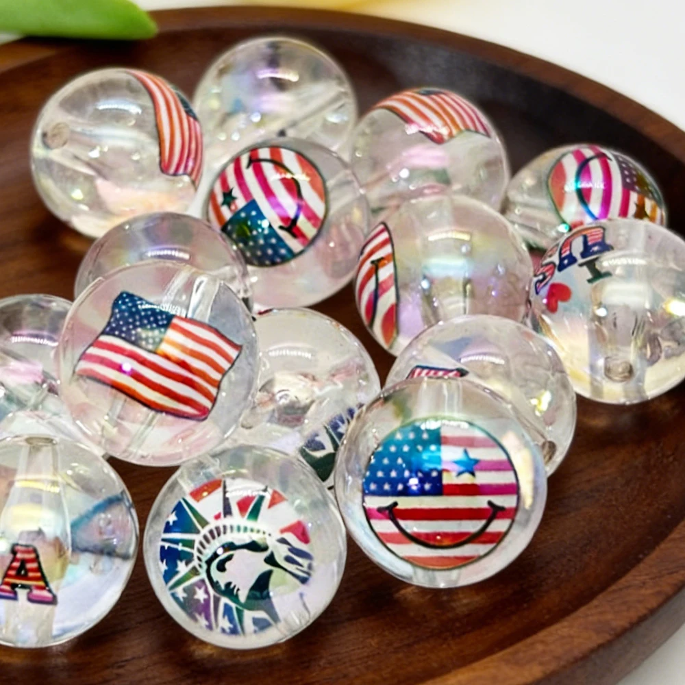 

Cordial Design 16*16MM 100Pcs Round Shape/Jewelry Accessories/Paint Effect/DIY Beads Making/Hand Made/Acrylic Beads #20082