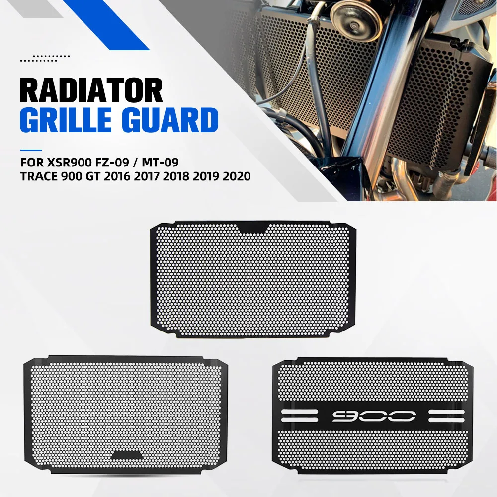 

For Yamaha TRACE 900 GT XSR900 FZ-09 / MT-09 2016 2017 2018 2019 2020 Motorcycle Radiator Guard Grille Protector Radiator Shield