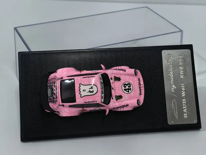 予約注文-モデルコレクト-1-64-rwb964-gt-ウィング-ピンク-ブロック-43-ダイキャストモデルカー