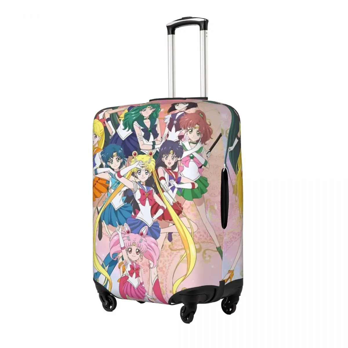 S-Sailor M-Moon Anime Characters Suitcase Cover Holiday Practical Luggage Accesories Business Protector