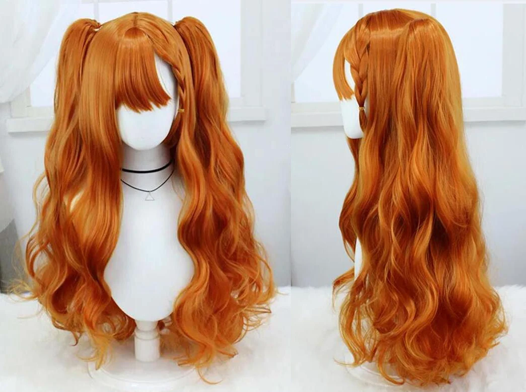 Halloween Reverse Game Long Cosplay Hair Wig with Comic Con Show For Women’s Christmas Halloween Cosplay Costume Party Wigs