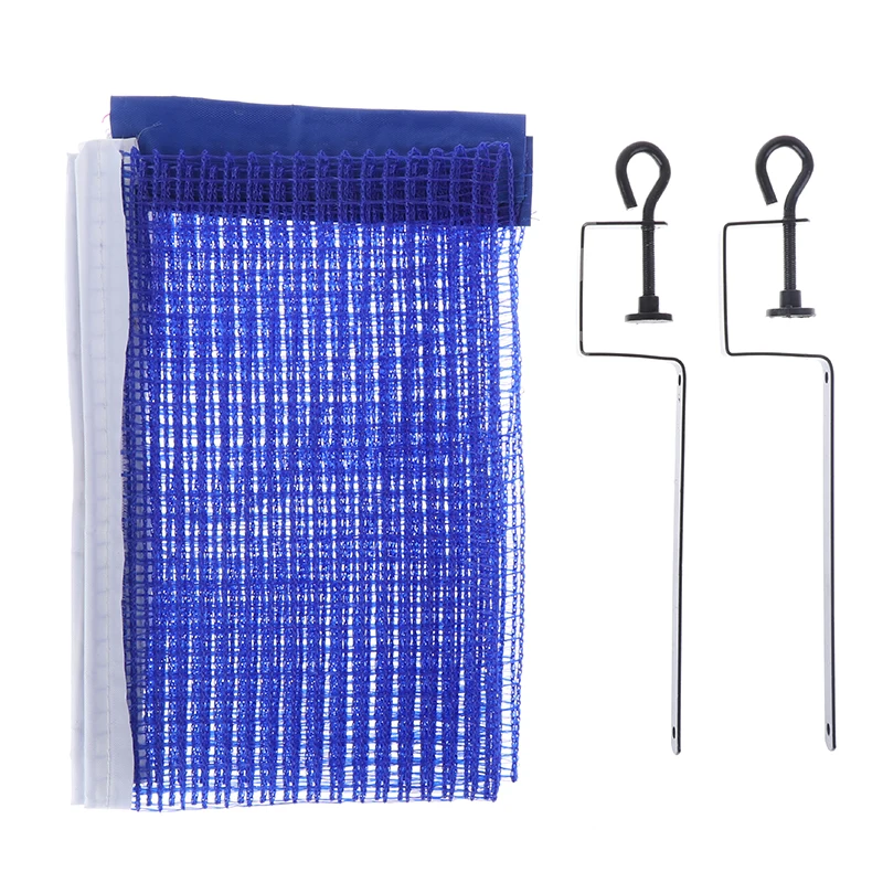 Portable Table Tennis Net Post Clamp Stand Holder Set Pong Replacement Mesh Set Table tennis net frame