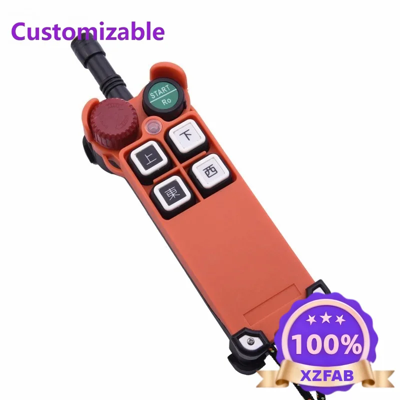 Factory Direct 2026 Popular Style F21-4S 4 Buttons SingIe Speed Industrial Wireless Radio Crane Remote Control Switches Hoist