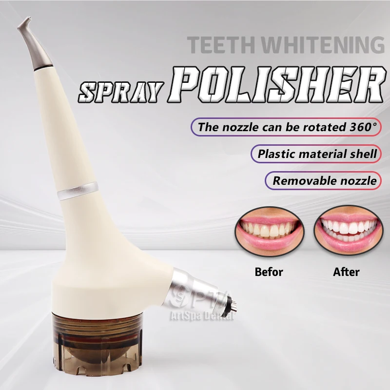 NEW Dental Air Flow Polisher Abrasion Micro Sandblasting Sandblaster Teeth Polishing Prophy Dentistry Whitening 2 Or 4 Holes