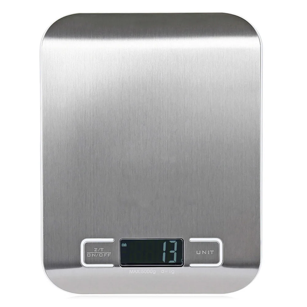 5Kg Kitchen Digital Scale สแตนเลส Mini Precision เครื่องชั่งน้ําหนัก 0.1g เครื่องชั่งน้ําหนักแบบพกพาทําอาหารเบเกอรี่เครื่องมือวัด