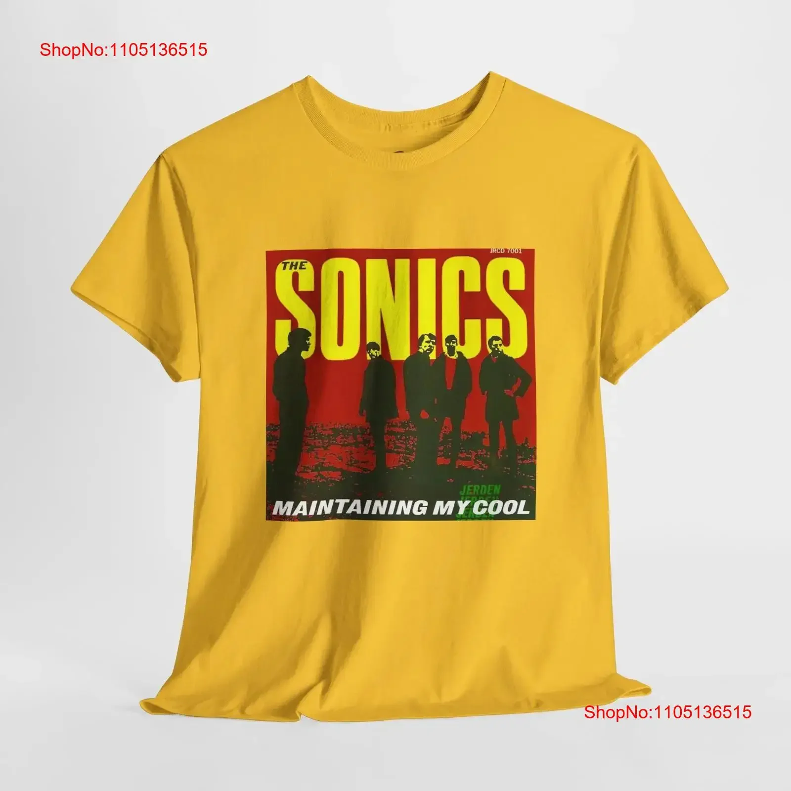 سونيكس باند تي شيرت المرآب روك بانك ألبوم الموسيقى خمر لخمر غسلها مريحة متعددة الاستخدامات الرسم أوم