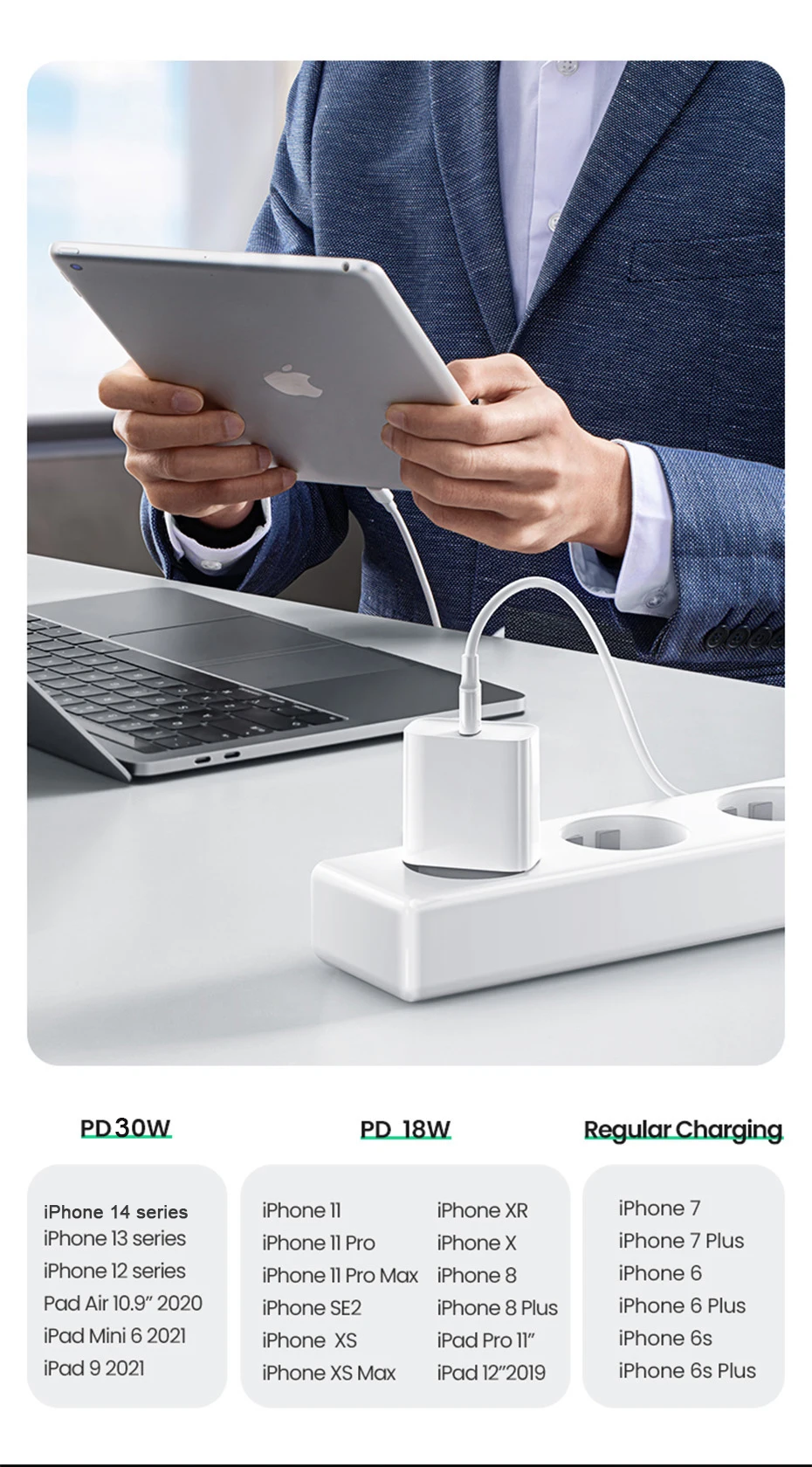 Original 30W Fast Charge Type C Charger For Apple iPhone 17 16 15 14 13 12 11 Pro Max Samsung Xiaomi Quick Charging Charge Cable