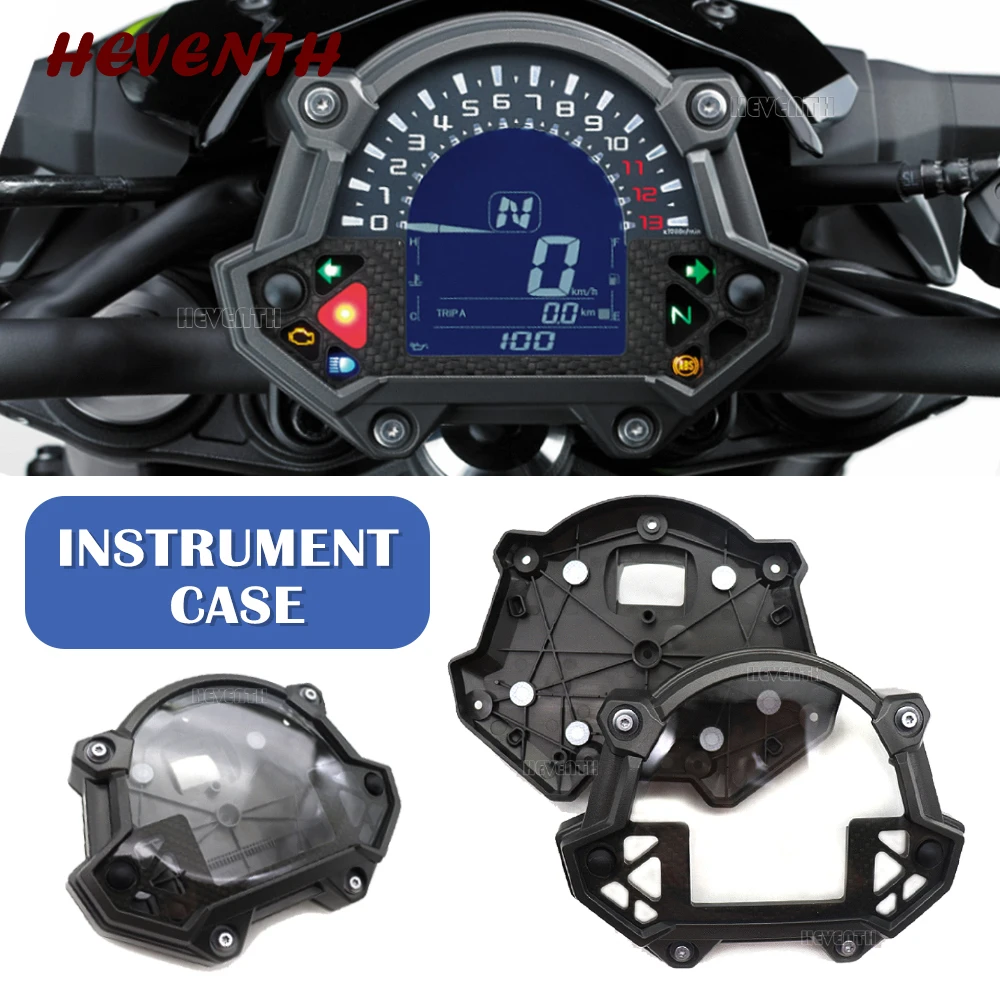 Couvercle de boîtier de tachymètre d\'odomcirculation, compteur de vitesse, tingcase, jauge pour Kawasaki Ninja Z900, Z650, Z400, 2017, 2018, 2019