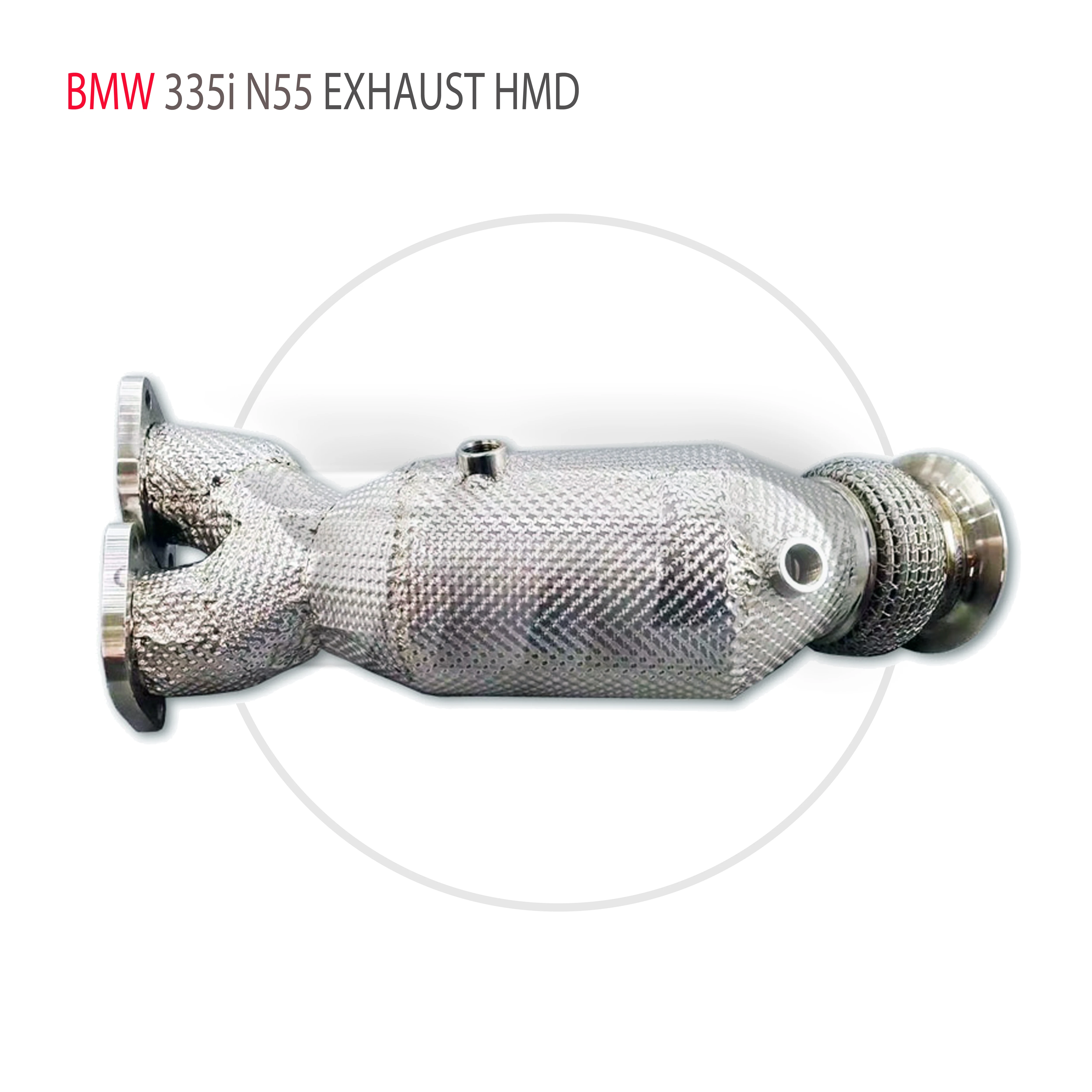 

HMD Exhaust High Flow Performance Downpipe for BMW 335i N55 Engine 3.0T Car Accessories Catalytic Converter