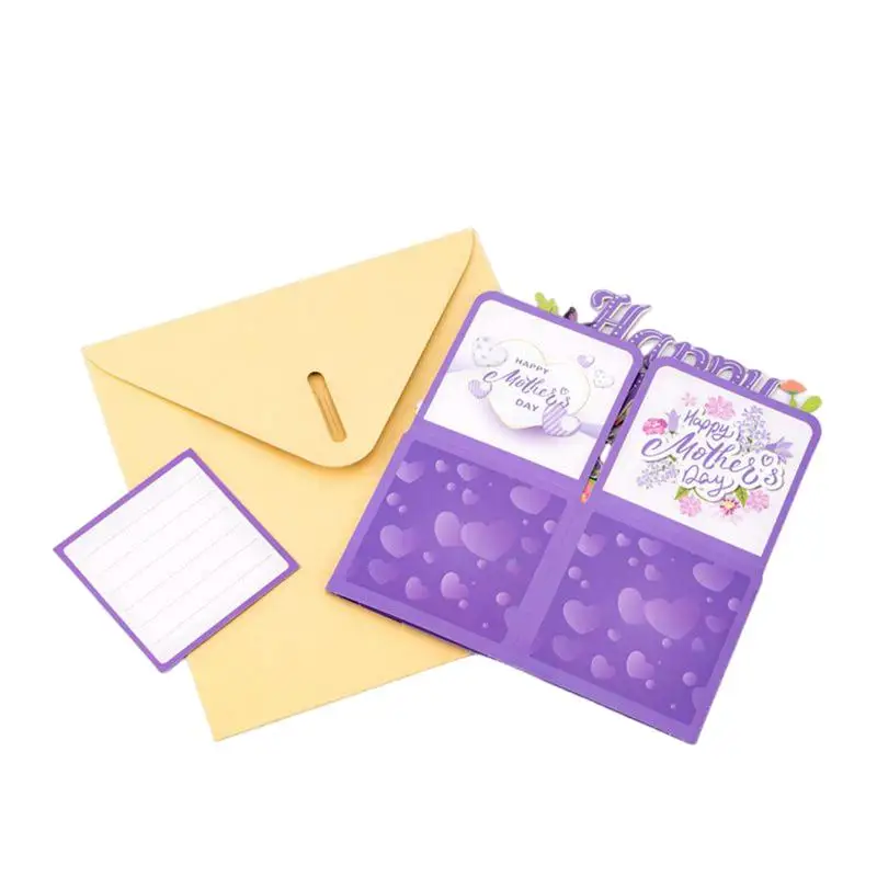 

Mother's Day Greeting Card Mother's Day Card Flower Greeting Card Pop-up Show Your Love Expres Gratitude Souvenir Seasonal Decor