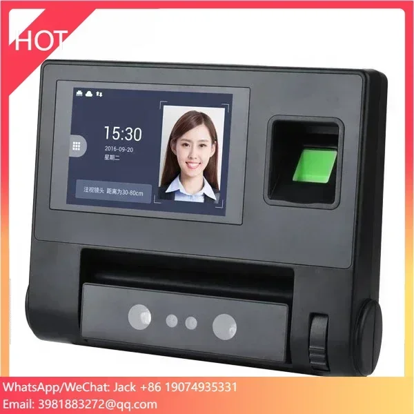 

Wholesale Contactless Palm Face Fingerprint Recognition Employee Time Attendance Machine with Free SDK Software