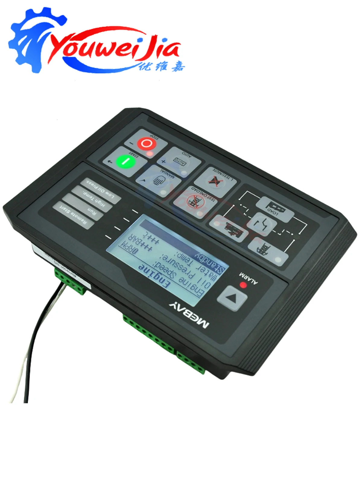 Mebay DC42D MK3 Diesel Generator Auto Start Control Module Parameter Monitoring
