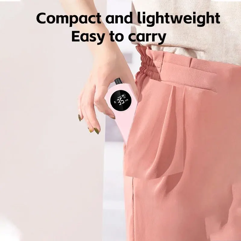 35000RPM Portable Electric Nail Drill Machine With LCD Display Nails Sander Rechargeable Manicure Machine