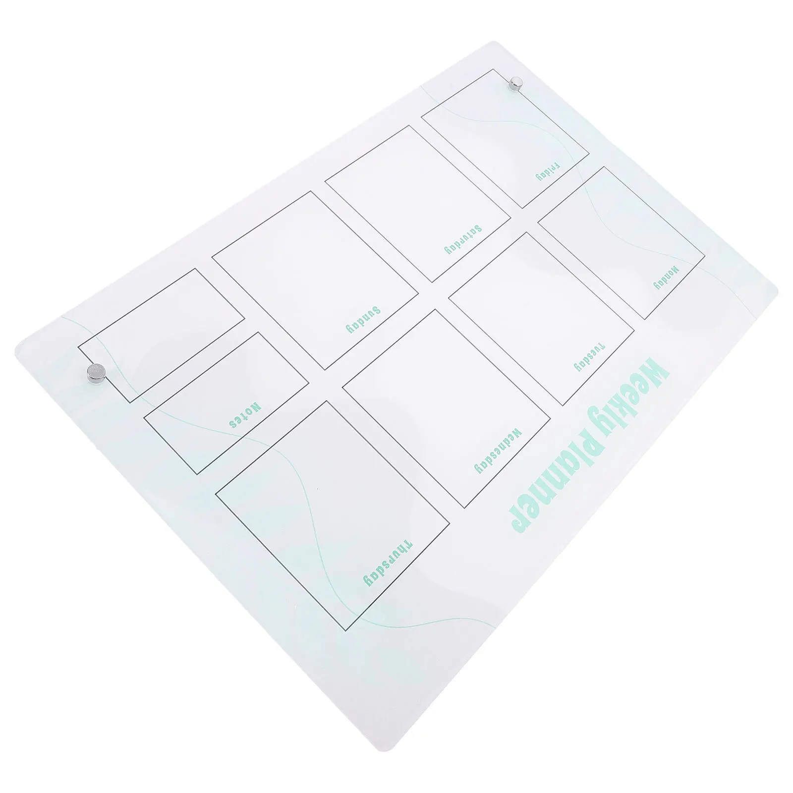 

Dry Erase Planner Board Acrylic Magnetic Weekly Fridge Board Reusable Monthly Schedule Smooth Surface For Refrigerator