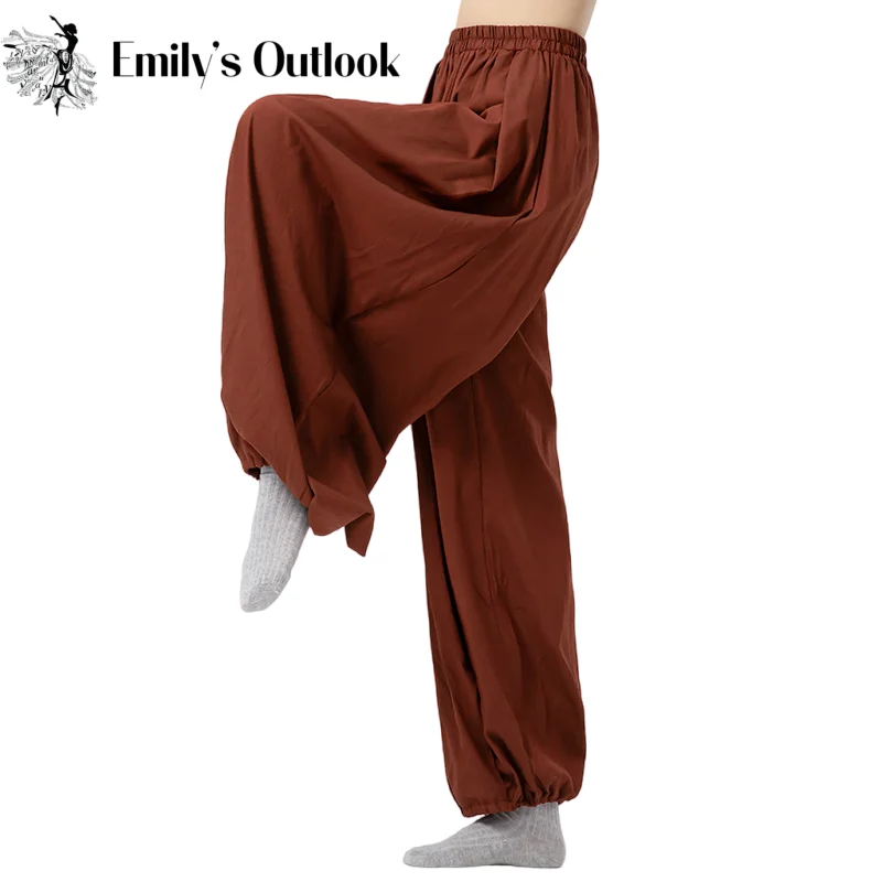 Fusion Dance Harem Pants High Waist Loose Zen Clothing Modern Dancer Practice Trousers Bohemian Beach Hippie Lounge Loose Fit