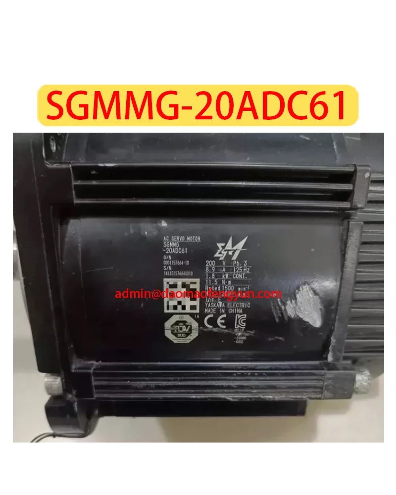

SGMMG-20ADC61 Used Servo Motor SGMMG 20ADC61，Fast shipping