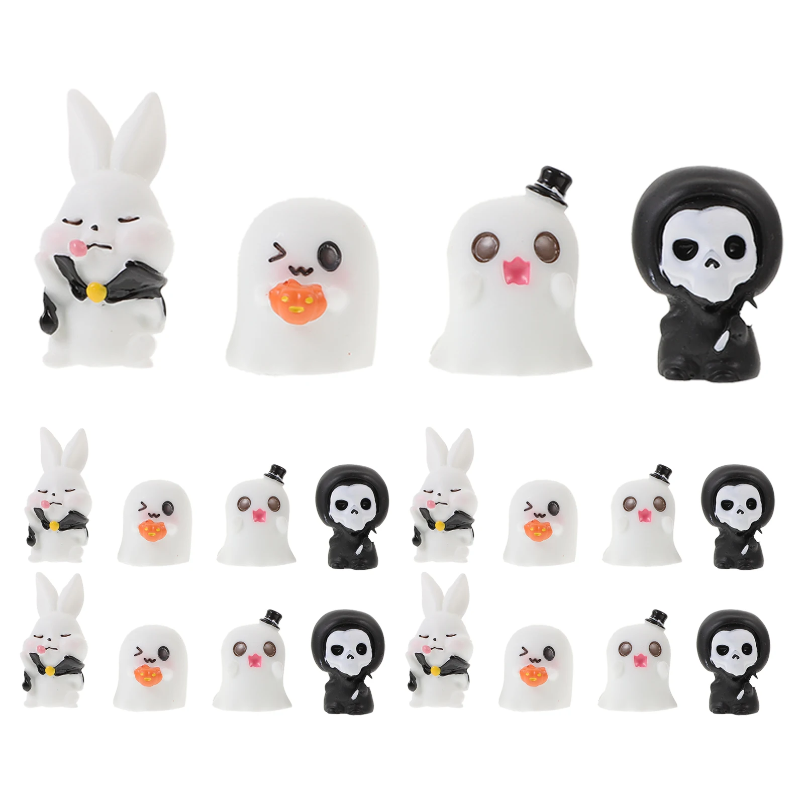 

20 Pcs Halloween Resin Miniatures Micro L scape Decor Party Props Bag Fillers Simulated Furniture Toys Miniature naments