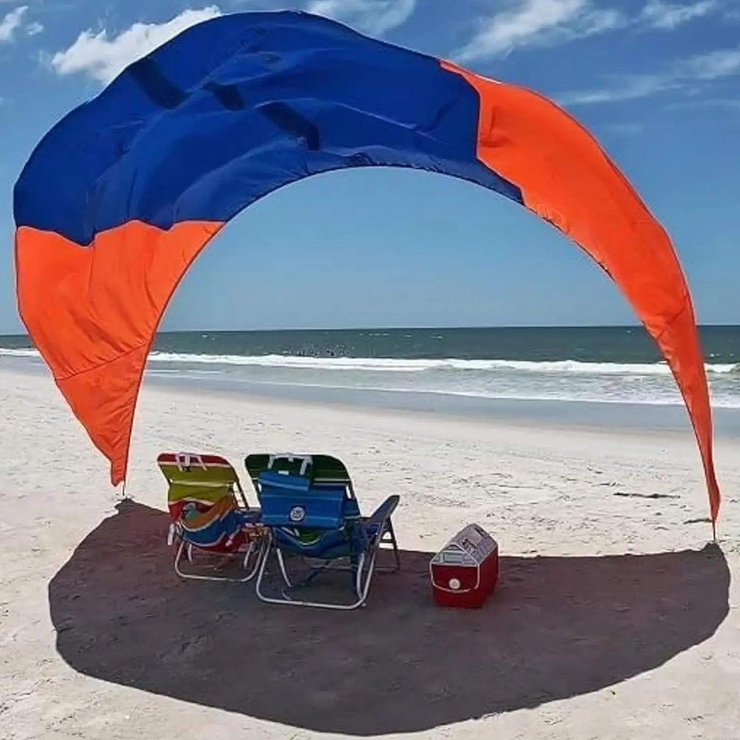 Shades Pop Up Canopy Tent for Beach - UV50 Sun Protection - Lightweight - Outdoor Sun Shade Canopy - 150+ Sq Ft of Beach Sun She