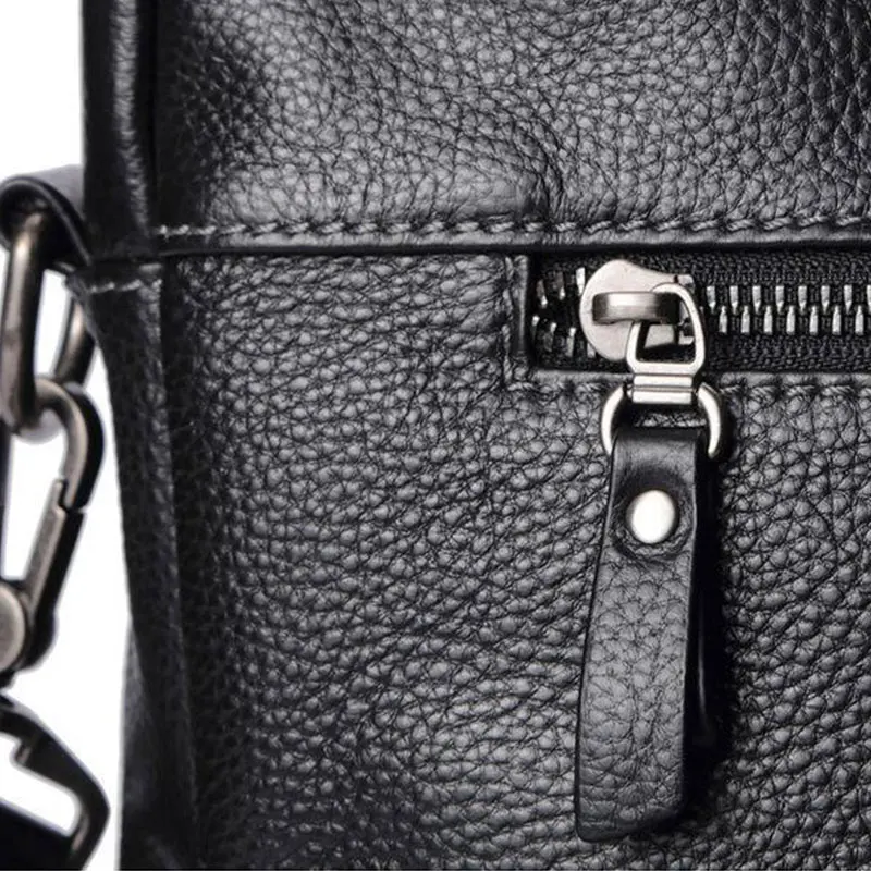 Borsa da lavoro da uomo Valigetta da uomo di lusso in vera pelle al 100% Borse per laptop in pelle di mucca di alta qualità Borsa a tracolla da pendolarismo da uomo