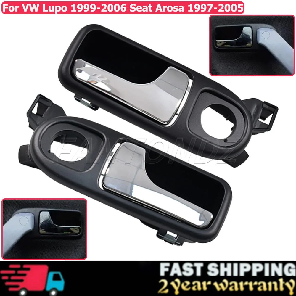 Maçaneta interna da porta para VW Lupo 1999-2006 Seat Arosa 1997-2005 6X0837113D 6X0837114D Maçaneta interna da porta dianteira esquerda ou direita