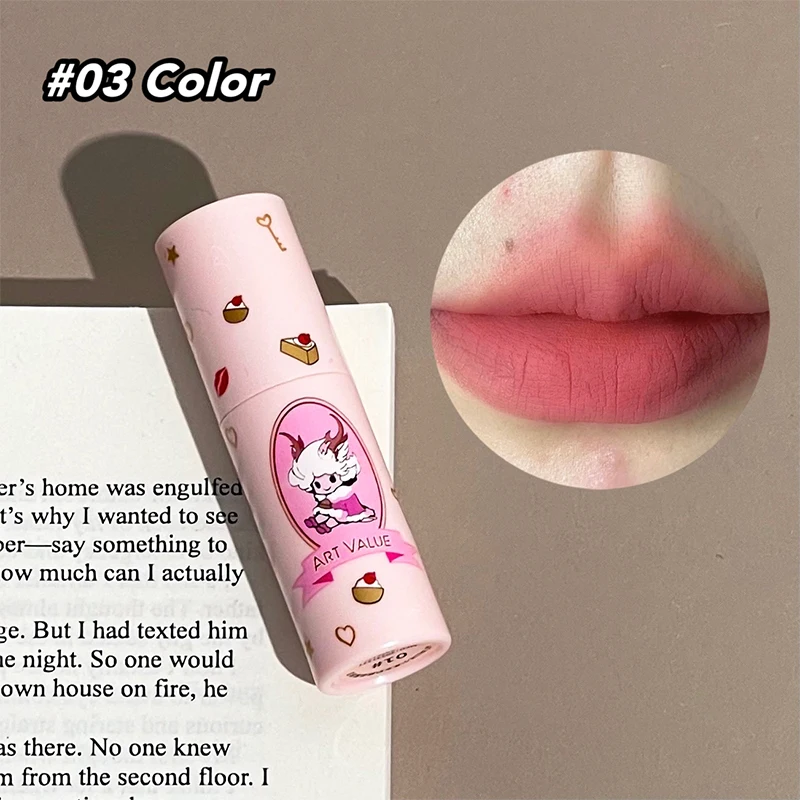 Lip Gloss Waterproof Non-Stick Cup Matte Liquid Lipstick Moisturizing Silky Smooth Lipgloss Lip Clay Sexy Women Makeup Cosmetics