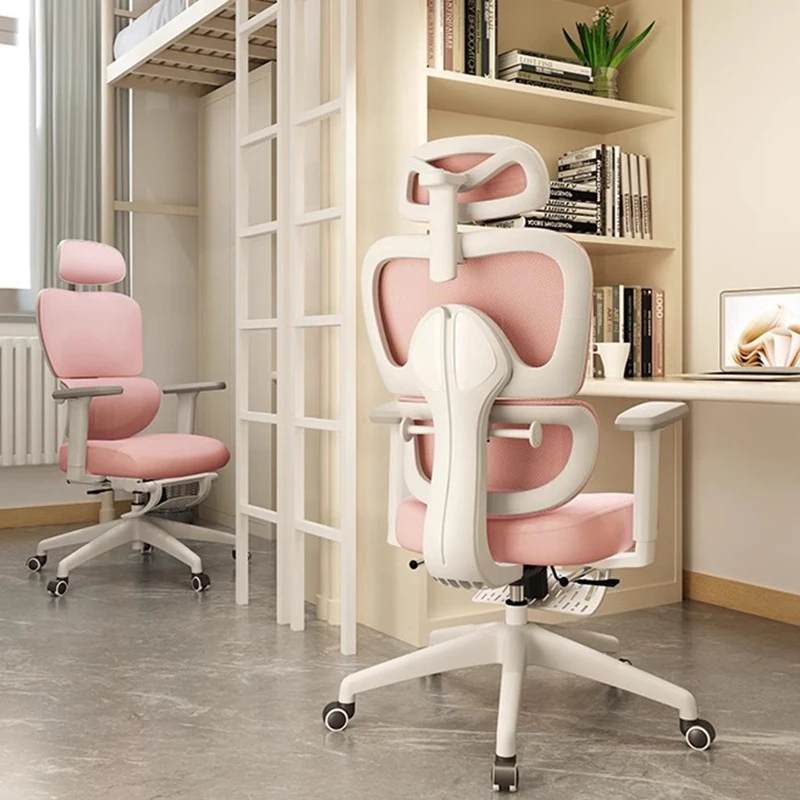 Silla de Oficina de lectura barata, trono, tocador, asiento de juego, escritorio, bonita Silla de Oficina ergonómica de lujo, Silla de maquillaje, muebles para el hogar