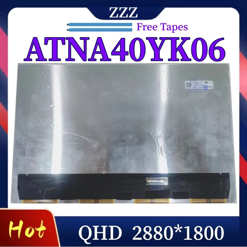 

ATNA40YK06-0 ATNA40YK06 For 14-eh OLED LCD Screen QHD 2880*1800 90Hz 100% DCI-P3 EDP 40 Pins TPN-W154 Display Panel No Touch