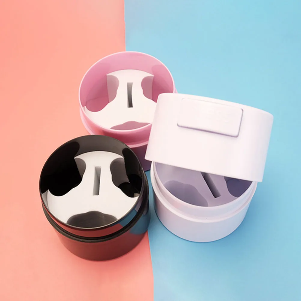 

Eyelash Glue Jar Sealing Container Large Capacity Durable ABS Material Safe Practical Storage Box for Home Salon Use