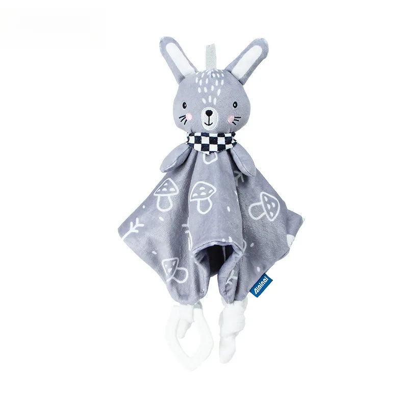 New Nordic Fox Comfort Blanket Soft Plush Animal Toy For Babies And Infants Perfect For Sleeping And Soothing