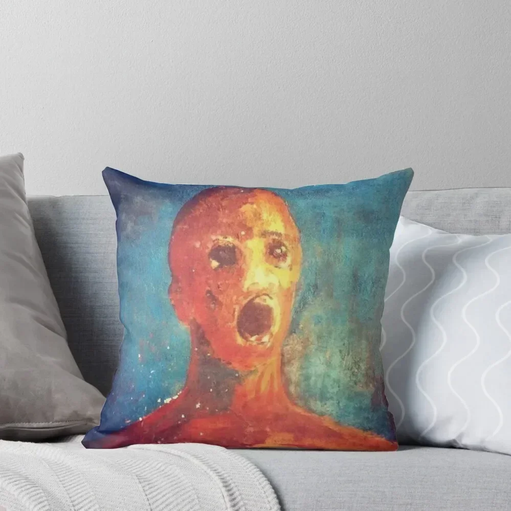 

The Anguished man cursed painting Throw Pillow pillow cover luxury Pillow Cases Decorative Cases