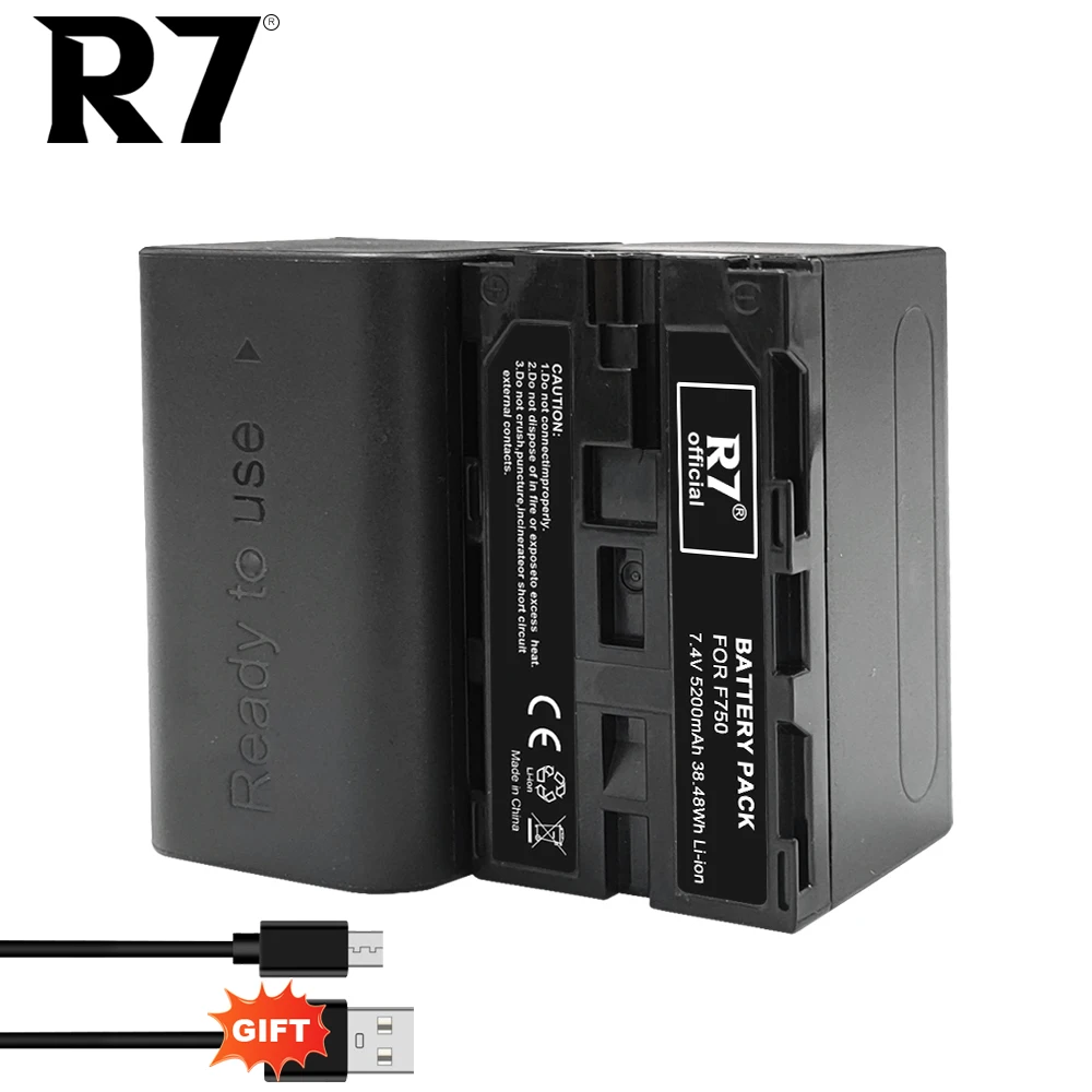 R7 NPF750 NP-F750 np-f750 USB rechargeable battery for Sony YN300 III YN360 CCD-TR2 TR200 TR205 F770 F550 camera