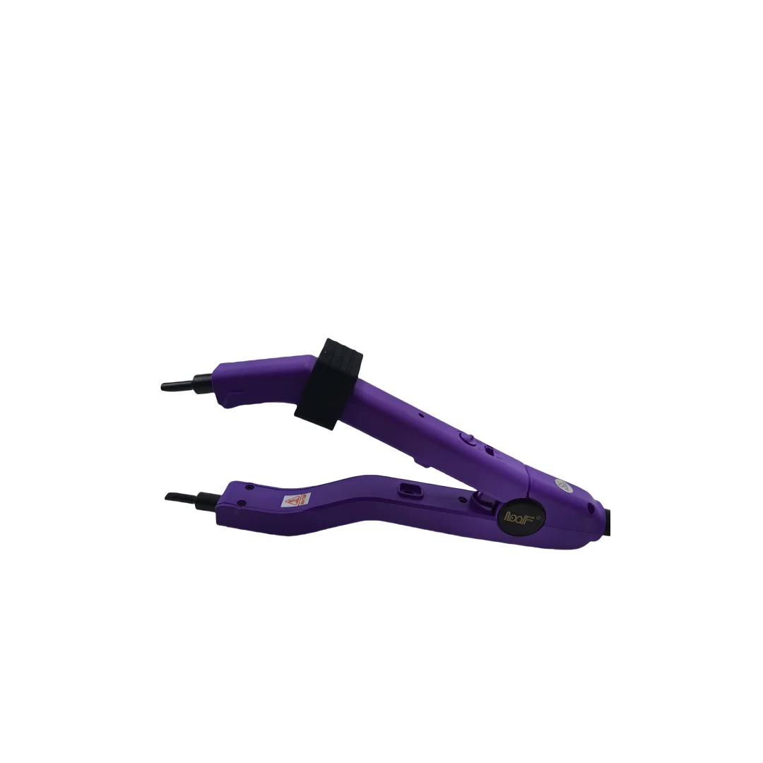 Mini herramienta de unión de queratina de fusión de punta oblicua de hierro para extensión de cabello con calefacción inteligente 609A para peinado profesional