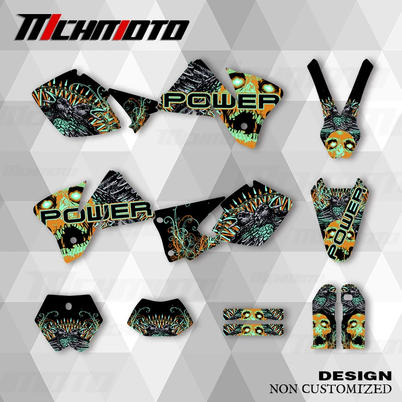 

MCHMFG для KTM SXF 1998 1999 2000 EXC 1998-2000 графические наклейки наклейки мотоцикл фон на заказ