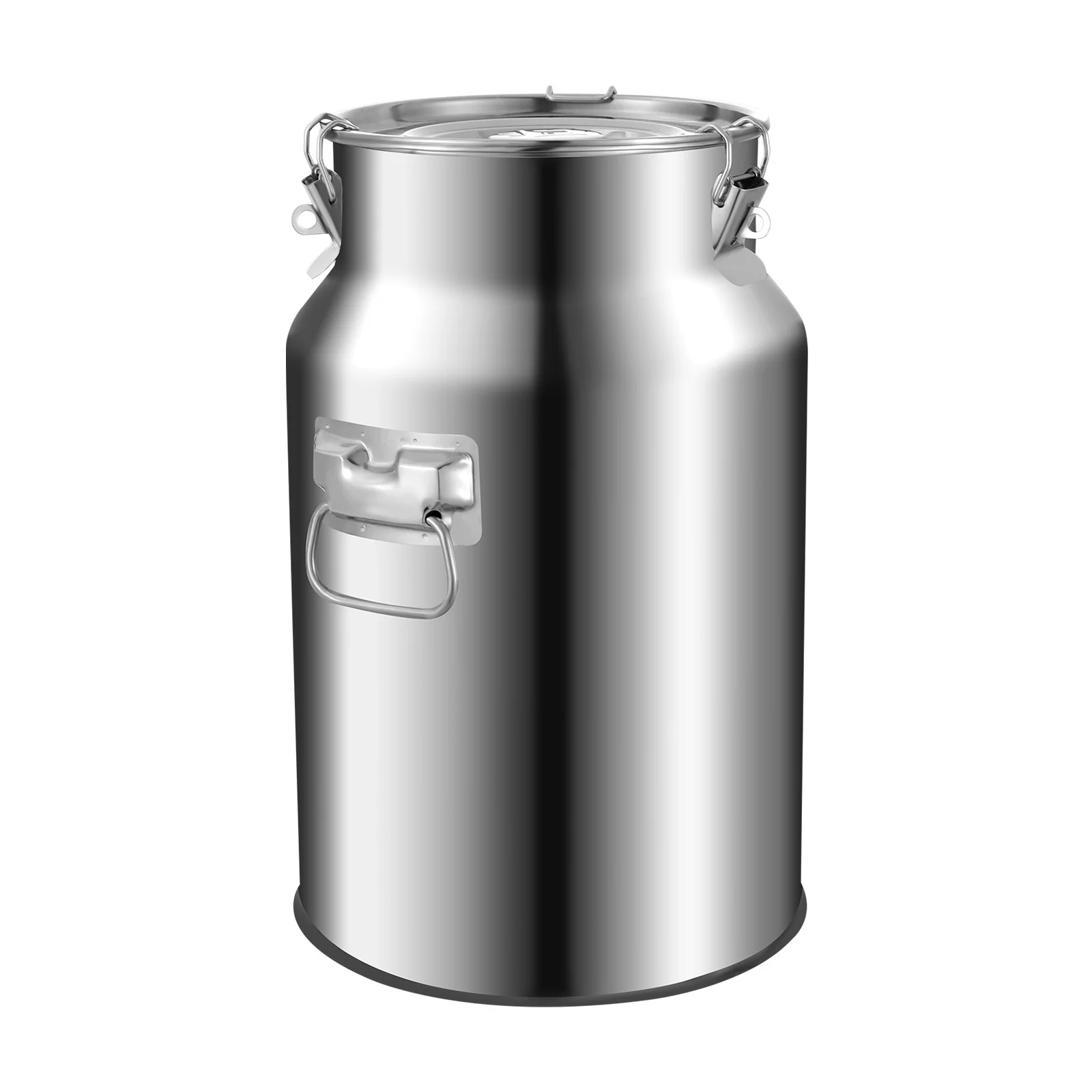 18L Edelstahlfass, für Kekse, Kaffeebohnen, Zucker, Mehl, Gewürze, Getreide, Öl, Milch, Wein, Bier 9,8*15,7 Zoll