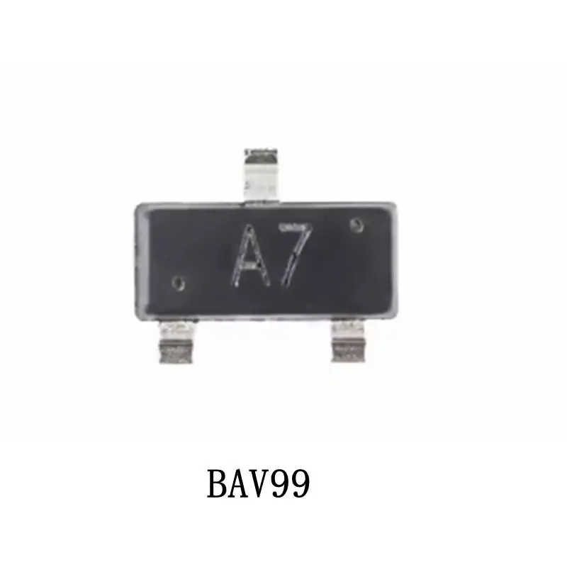 100 قطعة/الوحدة BAT54C BAT54A BAV99 BAW56 KL3 KL2 A7 A1 SOT-23 SMD شوتكي ديود المعدل
