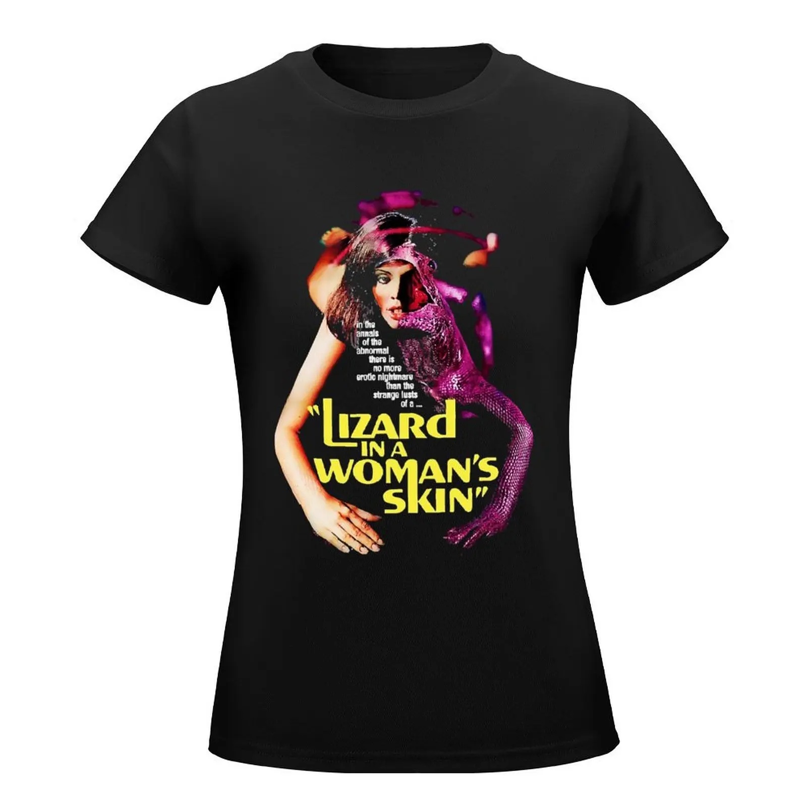 Lizard Skin For Fans T-Shirt shirts graphic tees female kawaii clothes summer clothes korean Women's clothes