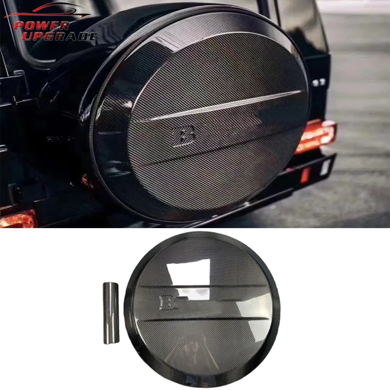 

B Style Carbon Fiber Spare Wheel Tire Cover For Mercedes-benz G-Class W463 W464 G500 G550 G55 G63 Spare tire cover