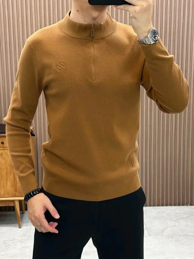 

Men's Knitted f-Zip Sweater Autumn Winter New Arrival Comfortable Busin Sle Faionable Urban Casual Long Sve Crew...