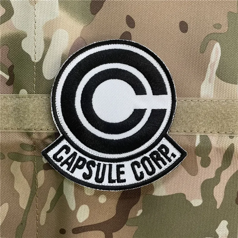 CAPSULE ARMY CORP militer kain bordir Hook Patch ransel taktis semangat Badge Applique untuk Jaket tas Jeans