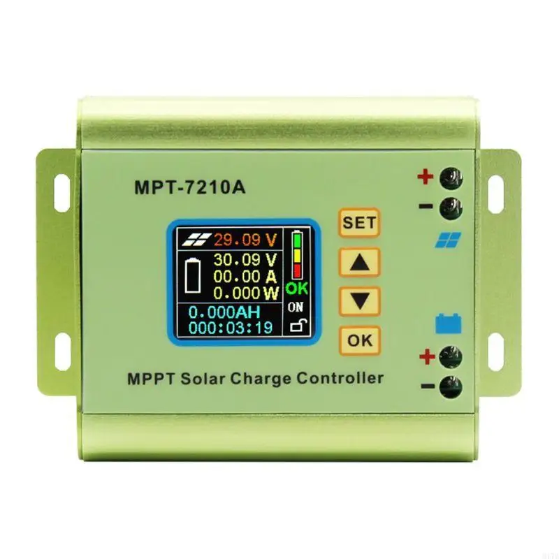 

M17D MPPT Solar Controller Display Lithium Battery 24V 36V 48V 60V 72V 0-10A Solar Panel Regulator 7210A