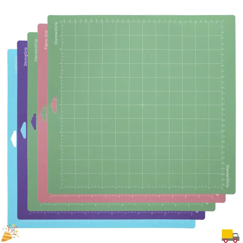 Tappetini da taglio A32HOT-5Pack per Cricut Maker 3/Maker/Explore 3/Air 2/Air/One (12X12 pollici) Tappetini da cricket trapuntati Accessori