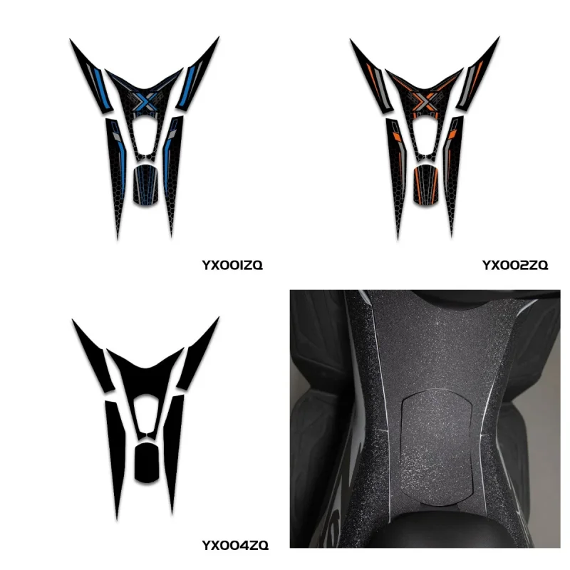 zontes-368d-オートバイ車体フェアリングステッカー-タンクパッド-ガスニーグリップ-トラクションステッカー-プロテクター