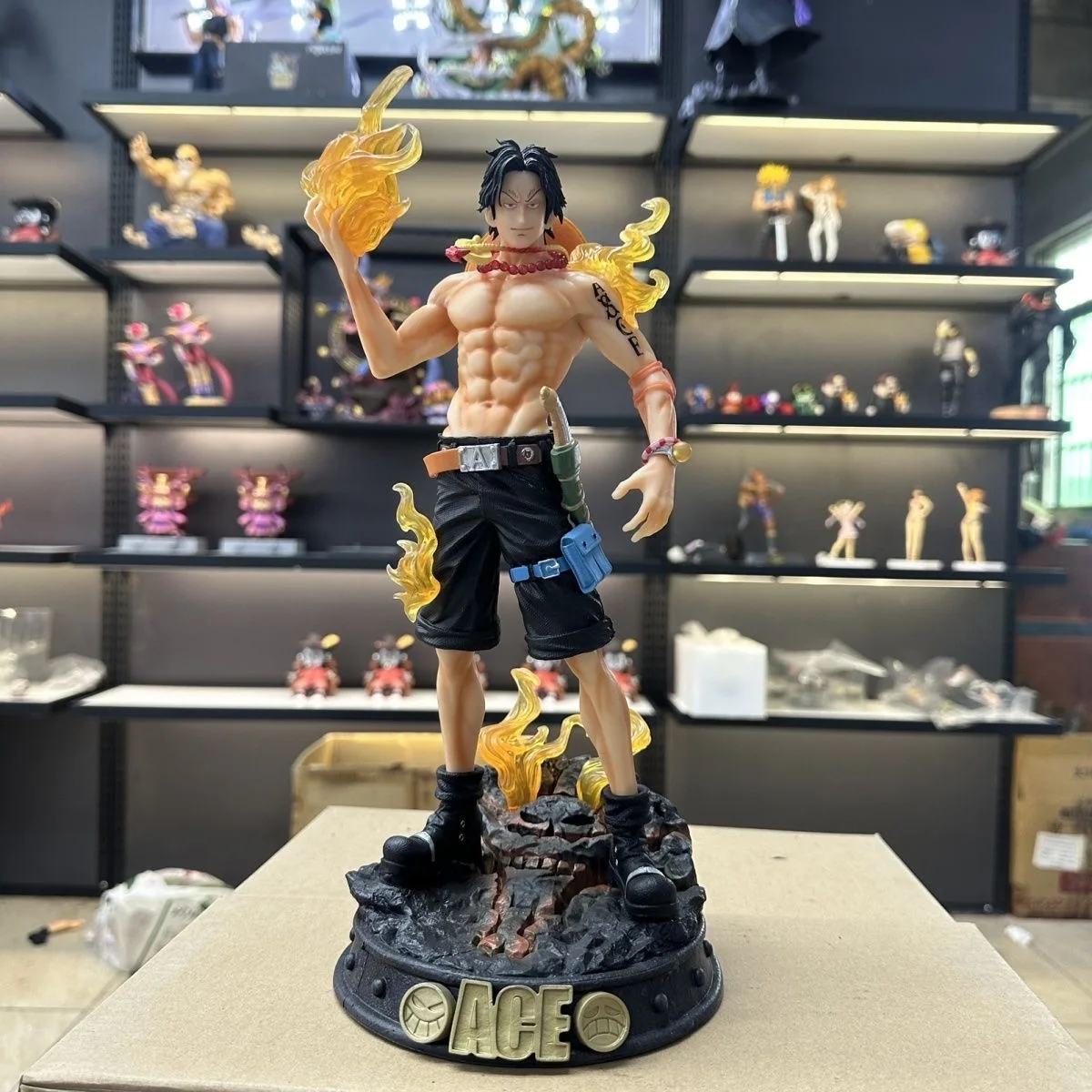 36cm/14.17in Anime ONE PIECE Figure ACE Action Figures Pvc Collection Model Toys for Gifts view 5