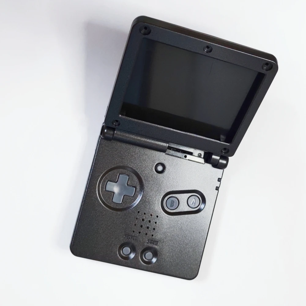 GBASP شل الإسكان لاستبدال GBA SP ، حافظة مع أزرار ، عدسة شاشة لوحة الاسم ، ملصقا مفك البراغي ، DIY بها بنفسك إصلاح